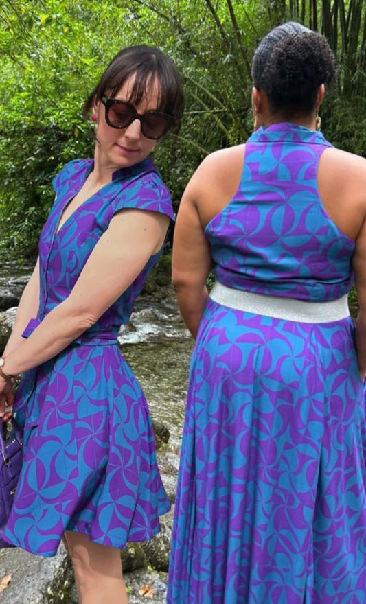 Robe / Jupe / Crop-Top Kallima Femme 34-50 (Patron de couture)
