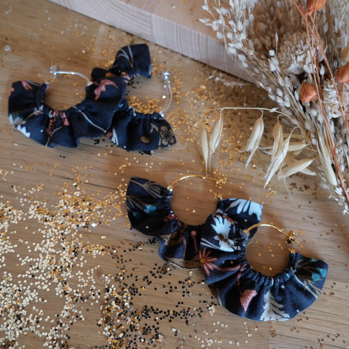 Boucles d'oreilles Luna Dried Flowers