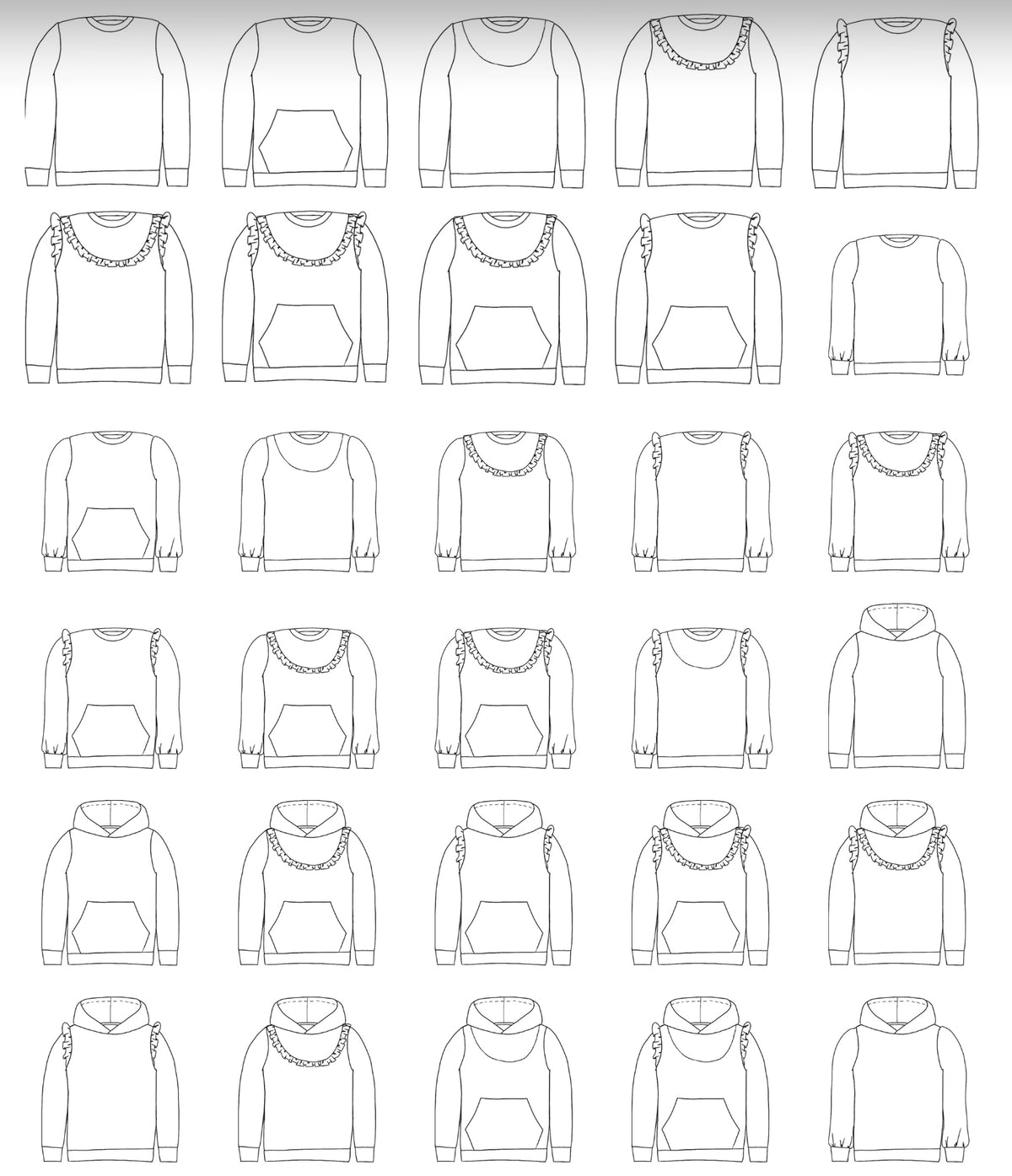 Sweat Mackaon Enfant / Junior 3-15 ans (Patron de couture)