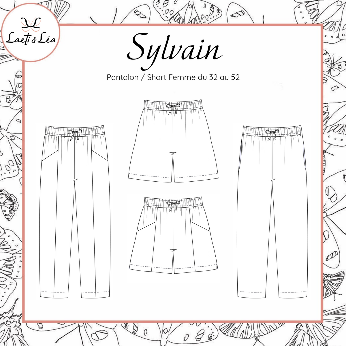 Pantalon / Short Sylvain Femme 32-52 (Patron de couture)