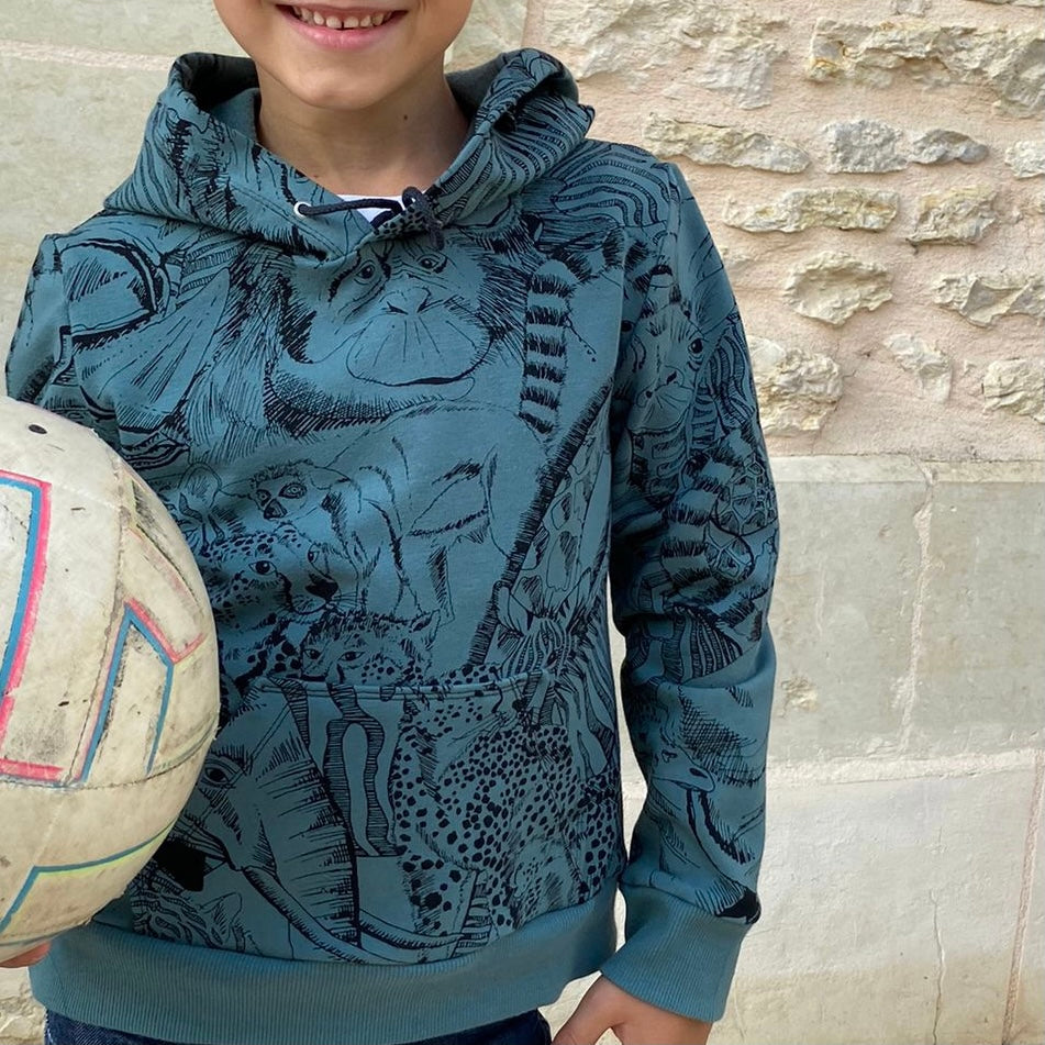 Sweat Mackaon Enfant / Junior 3-15 ans (Patron  de couture)
