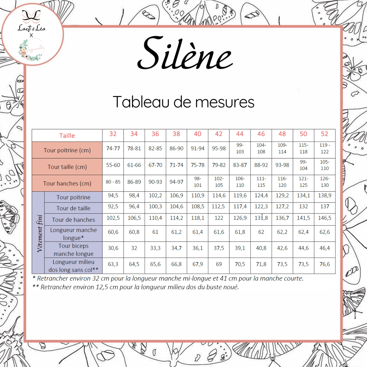 Chemisier Silène Femme 32-52 (Patron de couture)