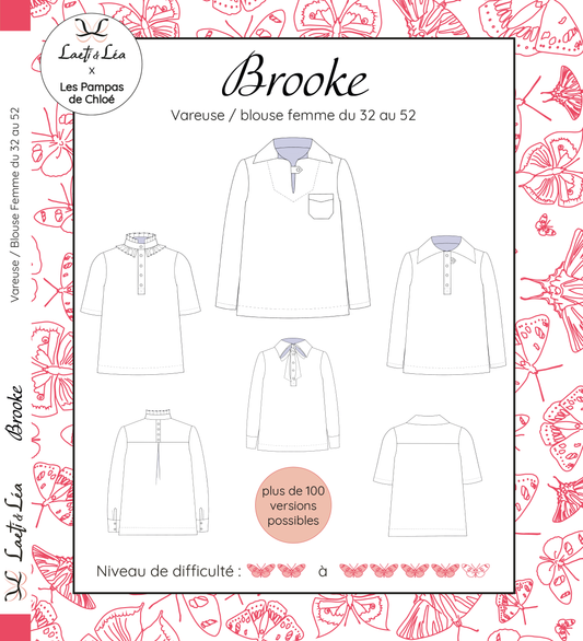 Vareuse / Blouse Brooke Femme 32-52 (Patron de couture)