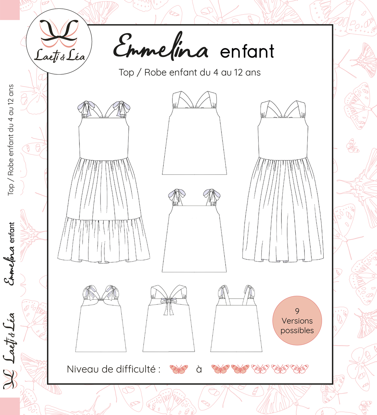 Robe/Top Emmelina Enfant 4-12 ans (Patron de couture)