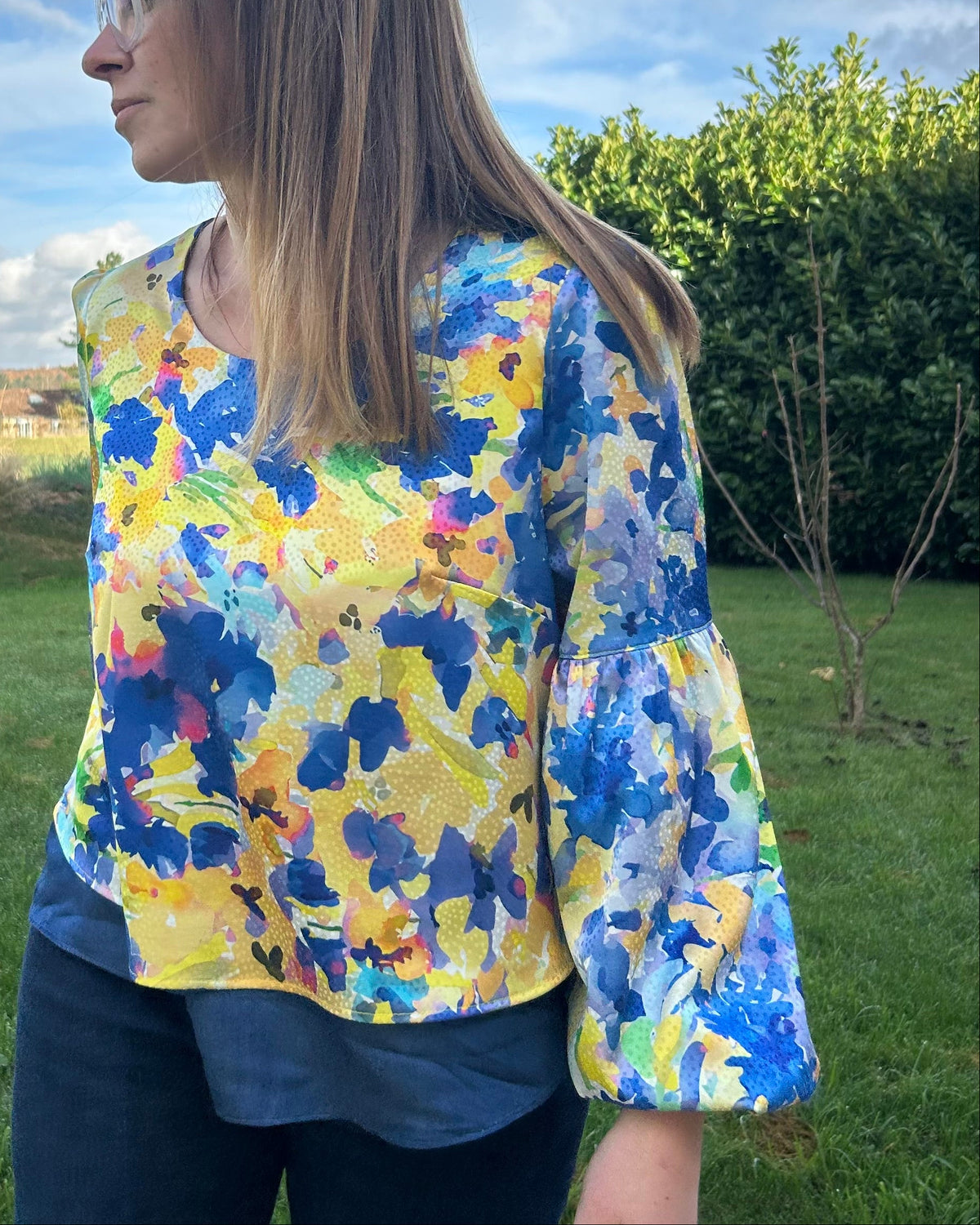 Manches de la Blouse Azurée Femme 32-52 (Patron de couture PDF)