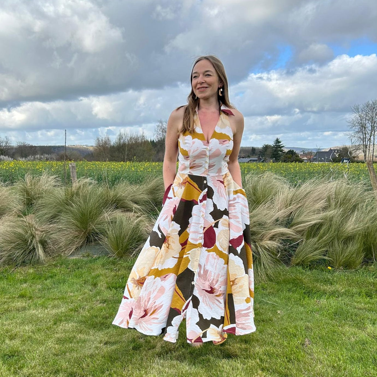 Robe / Jupe / Crop-Top Kallima Femme 34-50 (Patron de couture)