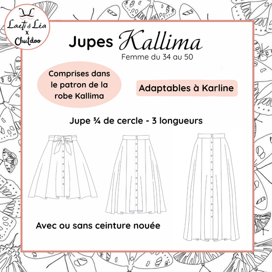 Jupe Kallima Femme 34-50 (Patron de couture PDF)