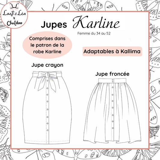 Jupes Karline Femme 34-52 (Patron de couture PDF)