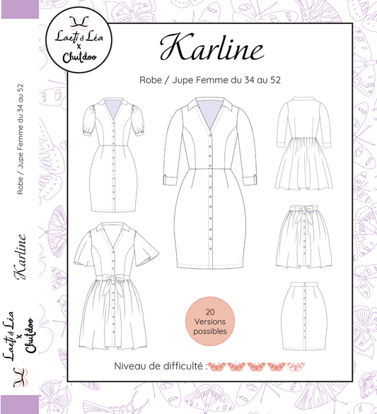 Robe / Jupe Karline Femme 34-52 (Patron de couture)