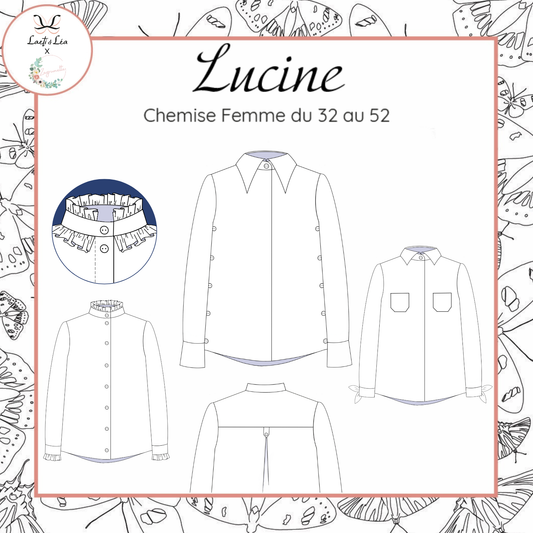 Chemise Lucine Femme 32-52 (Patron de couture)
