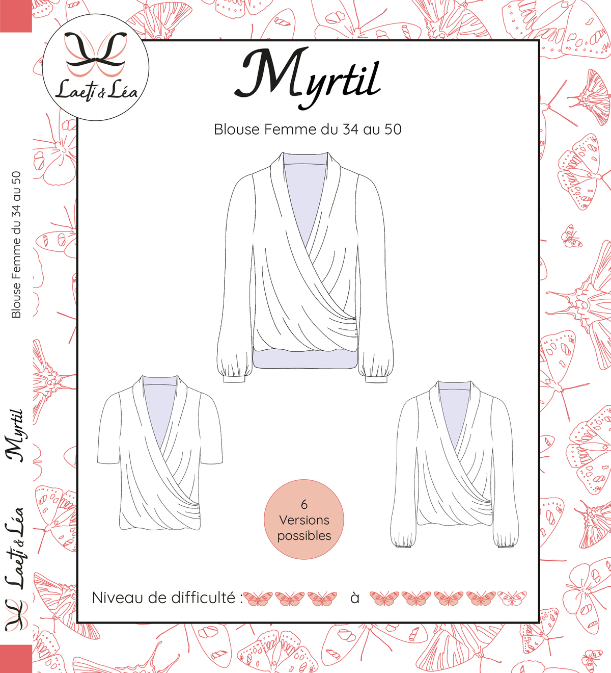 Blouse Myrtil Femme 34-50 (Patron de couture)