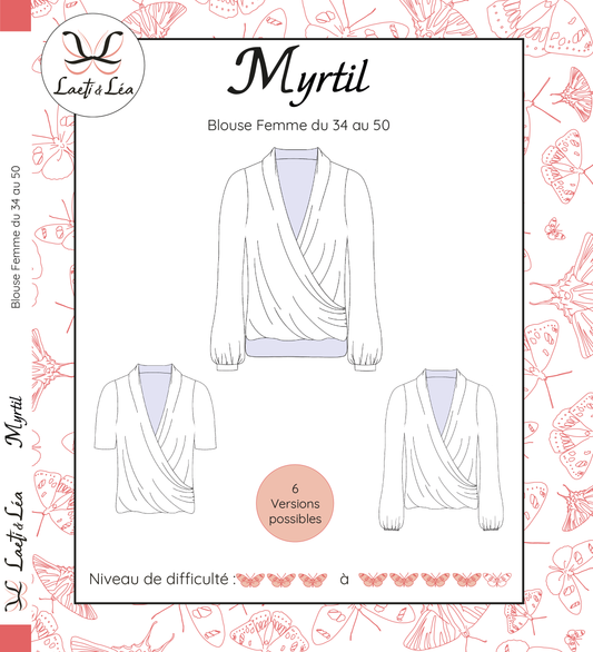 Blouse Myrtil Femme 34-50 (Patron de couture)