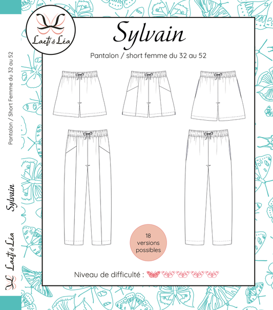 Pantalon / Short Sylvain Femme 32-52 (Patron de couture)
