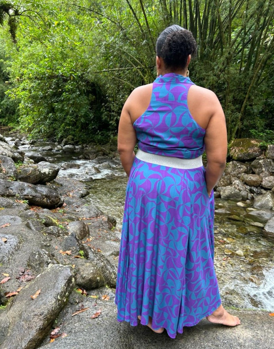 Robe / Jupe / Crop-Top Kallima Femme 34-50 (Patron de couture)