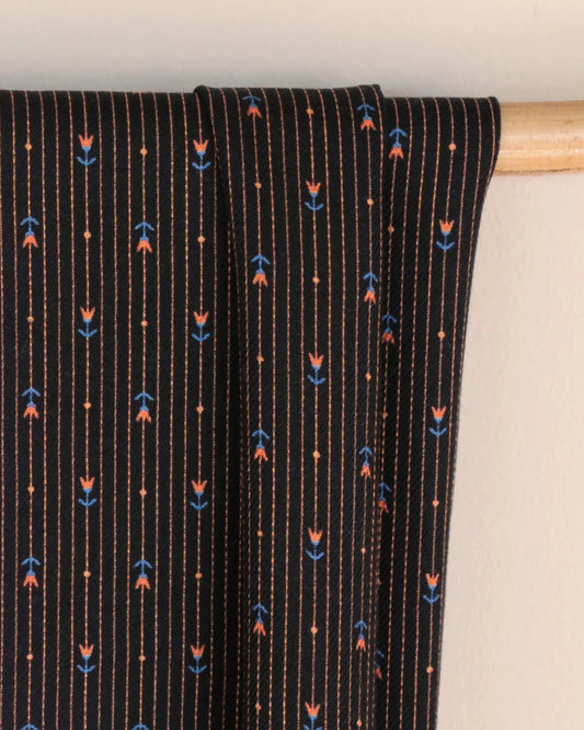 Coupon Twill de viscose Amada Madame Iris - 1 m