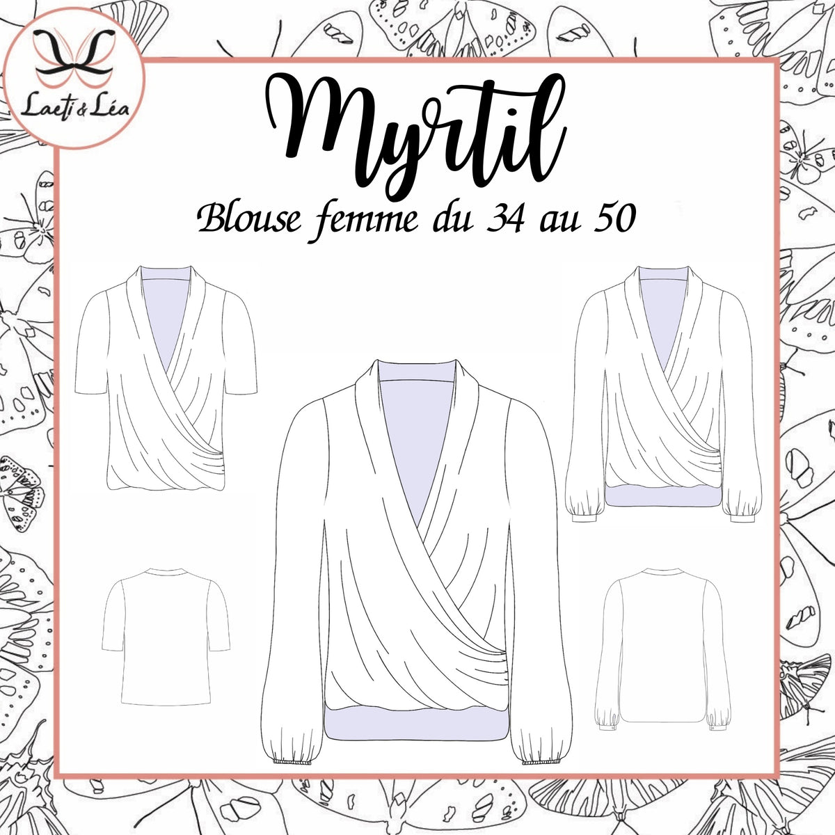 Blouse Myrtil Femme 34-50 (Patron de couture)