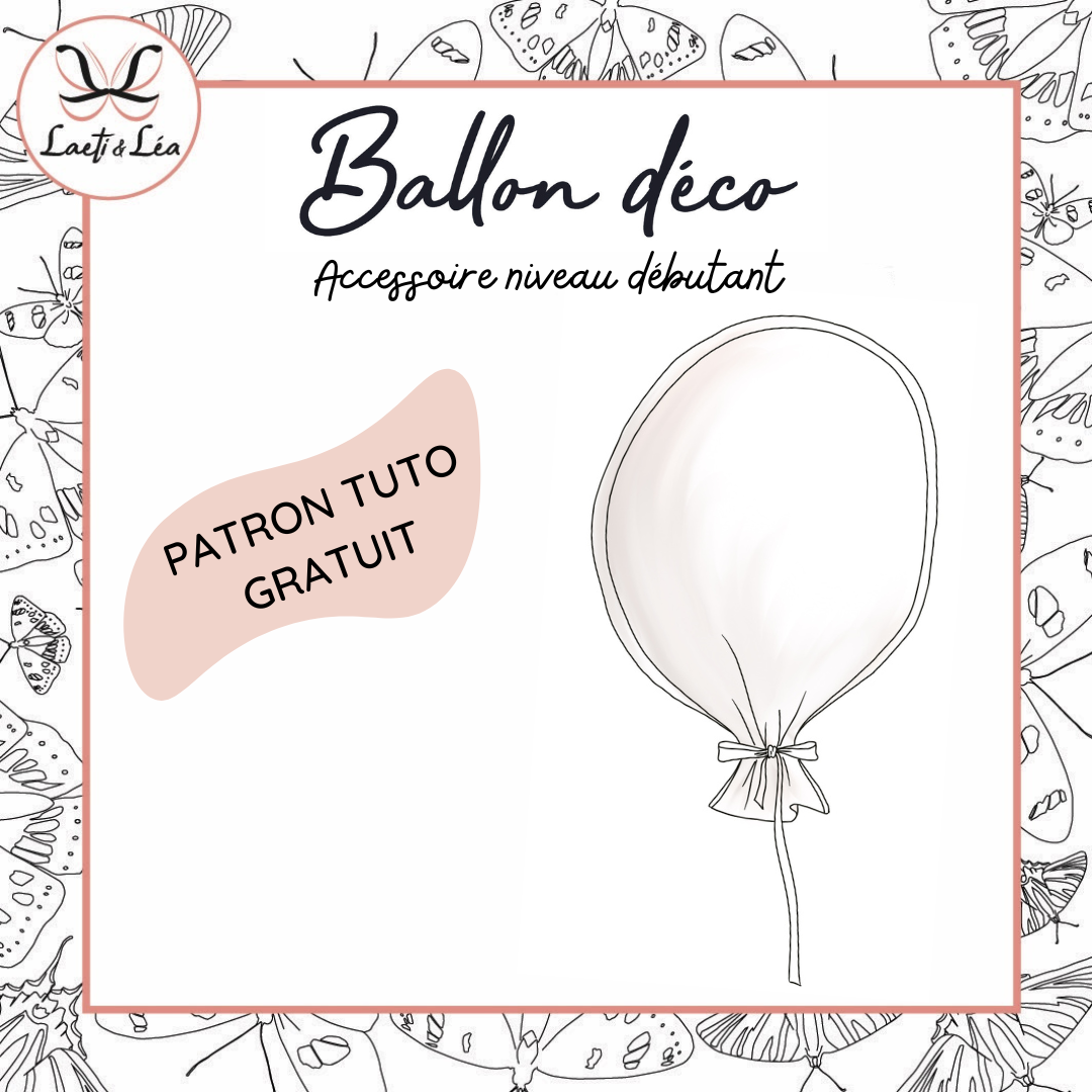 Ballon déco en tissu (tutoriel patron de couture)