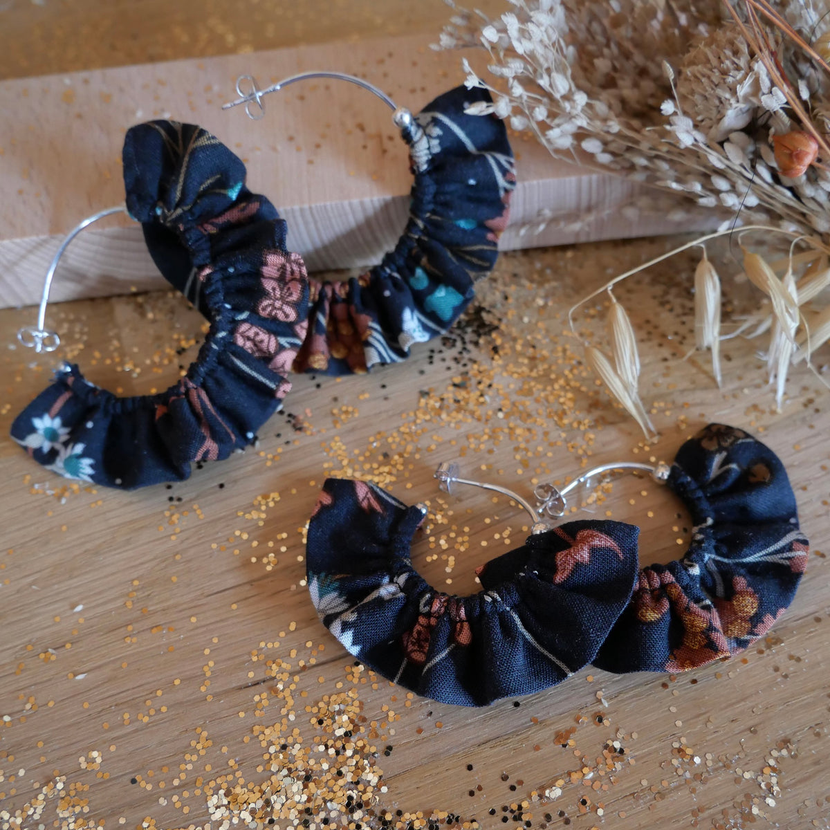Boucles d'oreilles Luna Dried Flowers